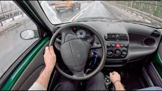 2001 Fiat Seicento [0.9 39HP] | POV Test Drive #1909 Joe Black