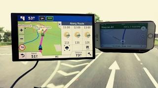 Garmin 61 vs Iphone 6 google maps satnav