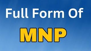 MNP Full Form या Meaning Kya hai