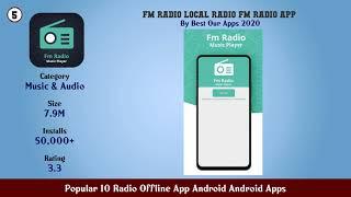 Popular 10 Radio Offline App Android Android Apps