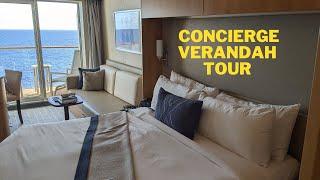 Celebrity Silhouette Concierge Class Balcony Stateroom Tour | Cabin1019 | C3