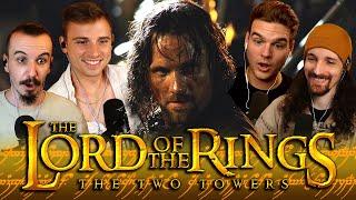 THE LORD OF THE RINGS: THE TWO TOWERS (2002) MOVIE REACTION!! - First Time Watching!