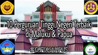 10 Perguruan Tinggi Negeri Terbaik di Maluku dan Papua. [INFO KAMPUS 05]