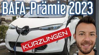 BAFA Umweltprämie für E-Autos - 2023/2024 - Kürzungen und Änderungen