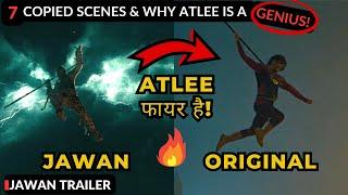 7 Jawan Copied Scenes & Why Atlee is a Genius Director | Hidden Details | Jawan Trailer