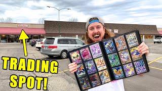 I WENT TRADING FROM MY POKEMON CARD BINDER WITH FANS!
