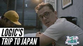 Logic Gets "Rat Pack" and "Lost in Translation" Tattoos in Tokyo, Talks Japanese Animation & Nujabes