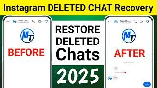 Instagram Delete Chat Wapas Kaise Laye 2025 | How To Recover Deleted Chats On Instagram 2025