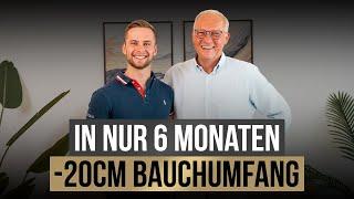 Mit 59 Jahren einfach -20cm Bauchumfang verloren