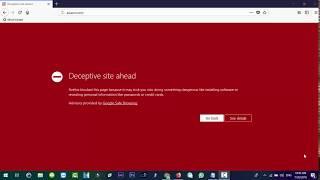 How to Fix Deceptive Site Ahead Error Part-1 In Urdu Or Hindi - Shoaib Manzoor