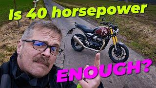 TESTING a 2024 Triumph Speed 400 on the road? Too slow for Germany?