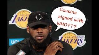 NBA Players' "Live Reaction to Big News" Compilation