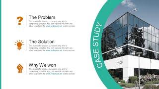 Case Study For Corporate Strategy Ppt Template