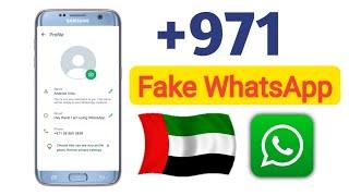 Create +971 United Arab Emirates Fake WhatsApp | UAE Fake WhatsApp Number | Create Dubai WhatsApp