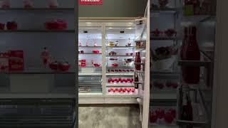 How amazing is this Miele Refrigerator?  | KBIS 2023 #kitchenappliances #fridge #homeowners #shorts