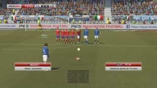 PES 2014 (Demo #2): "ITALIA vs. ESPAÑA" (Gameplay) HD