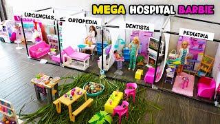 HAGO un HOSPITAL para BARBIE con SALA DE URGENCIAS, DENTISTA, PEDIATRIA y MÁS