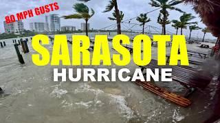 UNREAL FLOODING: Hurricane Helene in SARASOTA [Marina Jack & Siesta Key]