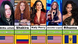 comparison: richest female singers in the world 2023