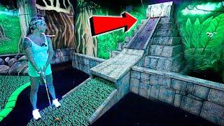 We Found The BEST Blacklight Mini Golf Course Ever! - It Blew Us Away!