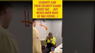 Students Noticed Something About Their Security Guard… Then Uncovered a Heartbreaking Truth #shorts