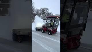 Ventrac 4500Y used to create an ice rink