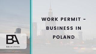 Work permit - Business in Poland