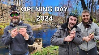 Opening Day of The 2024 Pennsylvania Trout Season (Brown Trout, Rainbow Trout & Brook Trout)