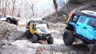 Traxxas TRX-4 x 2 │Axial SCX10-II│Tree Rubicon JK Winter Off-Road Trail