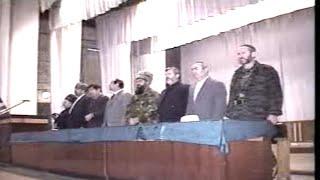 Anthem of Ichkeria 1999 on Congress in Grozny Chechen-Ingushetia (Nazran) 02.10.99