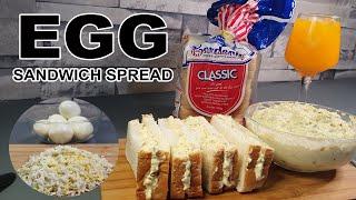 PAANO GUMAWA NG MASARAP NA EGG SANDWICH SPREAD