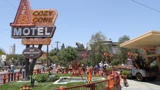 Detailed Overview Cars Land at Disney California Adventure