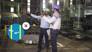 Precision Equipments - Safety Video - Heavy industries in manufacture a High Flux Heat Exchanger