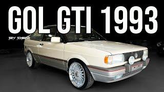 Gol GTI 1993 Branco Nacar: a pérola da Volkswagen restaurado no padrão original
