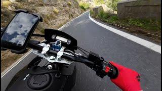 APRILIA SX 125 2023 FIGHTING A MOUNTAIN // 4K 60 FPS // RAW // NO WIND NOISE // STOCK EXHAUST