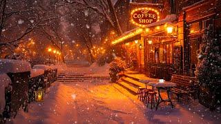 Winter Jazz Vibes - Gentle Piano Jazz Music at a Quiet Coffee Shop Ambience for Studying, Working