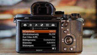 SONY A7II EINSTELLUNGEN | Die wichtigsten Einstellungen auf einen Blick