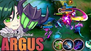 ARGUS SPELL INSPIRE + FULL CRITICAL BUILD!! - BUILD TOP 1 GLOBAL ARGUS - MOBILE LEGENDS