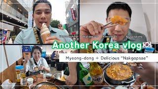 Buy a Pasalubong in Myeong-dong ! + Eat a Delicious “Nakgopsae” | Kenta-san Japinoy