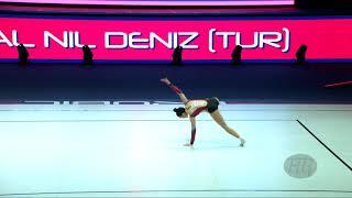 BAL Nil Deniz (TUR) - 2021 Aerobic Worlds, Baku (AZE) Qualifications Individual Women