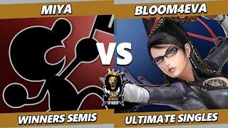 Kings of Fields 4 TOP 8 - Miya (Game & Watch) Vs. Bloom4Eva (Bayonetta) Smash Ultimate - SSBU