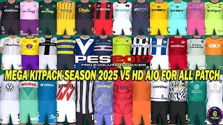 PES 2017 NEW MEGA KITPACK SEASON 2025 V5 HD AIO FOR ALL PATCH