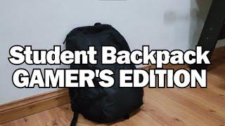 What's In My Student's Gaming Backpack (My Everyday Carry)? A student + gamer's backpack