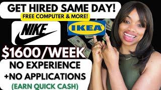 NOW HIRING! You'll Earn $1600 In A Week I Free Home Computer I BEST Remote Work From Home Jobs 2025