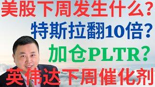 美股972|美股下周发生什么?特斯拉要翻10倍?还能加仓PLTR吗?英伟达下周催化剂继续涨? #tsla #pltr #nvda #美股分析 #drmikeinvest #stocks