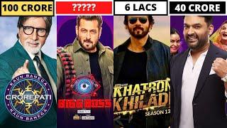 Top 10 Highest Paid Indian Television Host, Salman Khan, Rohit Shetty, Kapil Sharma, Amitabh Bachcha