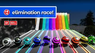 NEW Elimination Marble Race  | #marbles #marblerun #marblerace #asmr #sensory