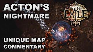 Path of Exile: ACTON'S NIGHTMARE, Level 69 Overgrown Shrine Unique Map Commentary