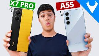 veja! POCO X7 PRO vs Galaxy A55 qual o MELHOR para você? COMPARATIVO