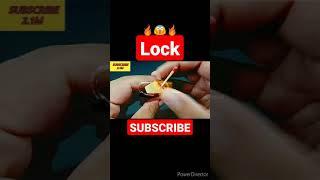 How to open lock without key? | useful tricks #shorts